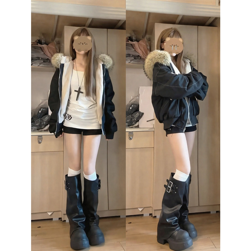 美式棉服女款2025新款冬季棉衣座山雕派克服小个子短款棉袄外套潮,淘宝优惠券,粉丝福利购,淘宝优惠卷