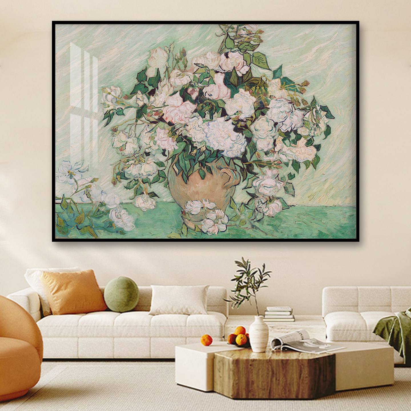 梵高莫奈挂画客厅卧室餐厅沙发装饰画抽象风景海报艺术花卉油画,淘宝优惠券,粉丝福利购,淘宝优惠卷