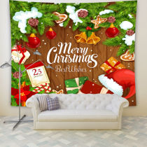 Christmas background cloth Christmas tapestry background wall cloth holiday decorations Santa Claus Christmas tree hanging fabric christ