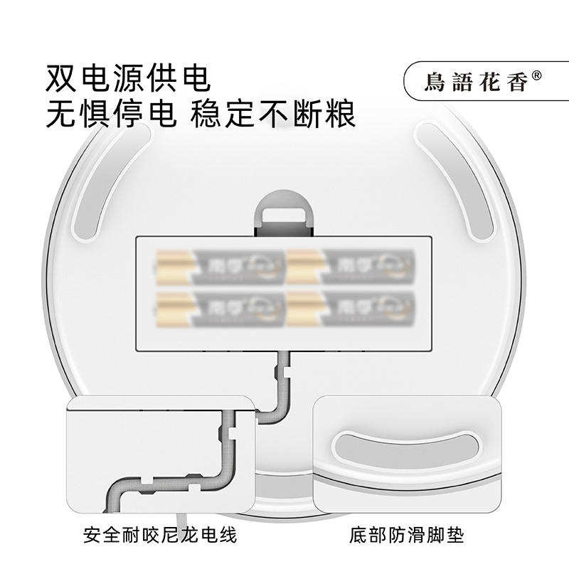 鸟语花香智能喂食器猫咪定时定量投食机自动喂猫神器宠物智能用品 - 图1