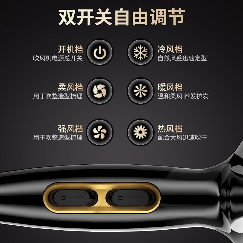 电吹风发廊专用纯铜电线大风力负热大功率吹风机离子护发理发店冷,淘宝优惠券,粉丝福利购,淘宝优惠卷