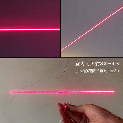 3V-12v小红光圆点状激光头二极管器模组一字十字定位灯650nm 5mw - 图1