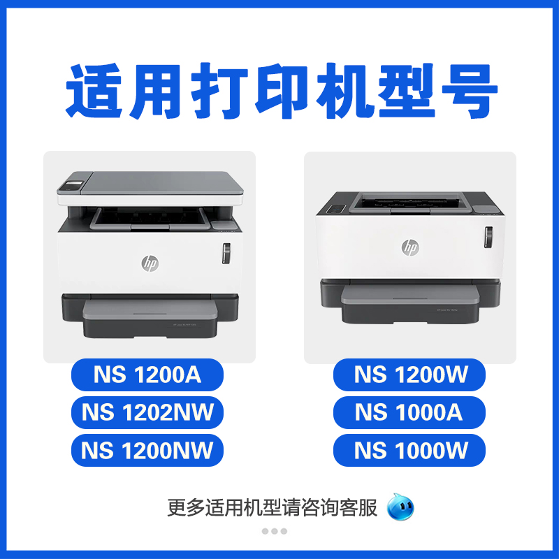 懂知适用HP惠普W1104A硒鼓W1103A NS1200w 1200a 1000a粉盒打印机墨盒碳粉ns 1202nw 103A感光鼓架104A成像鼓 - 图0