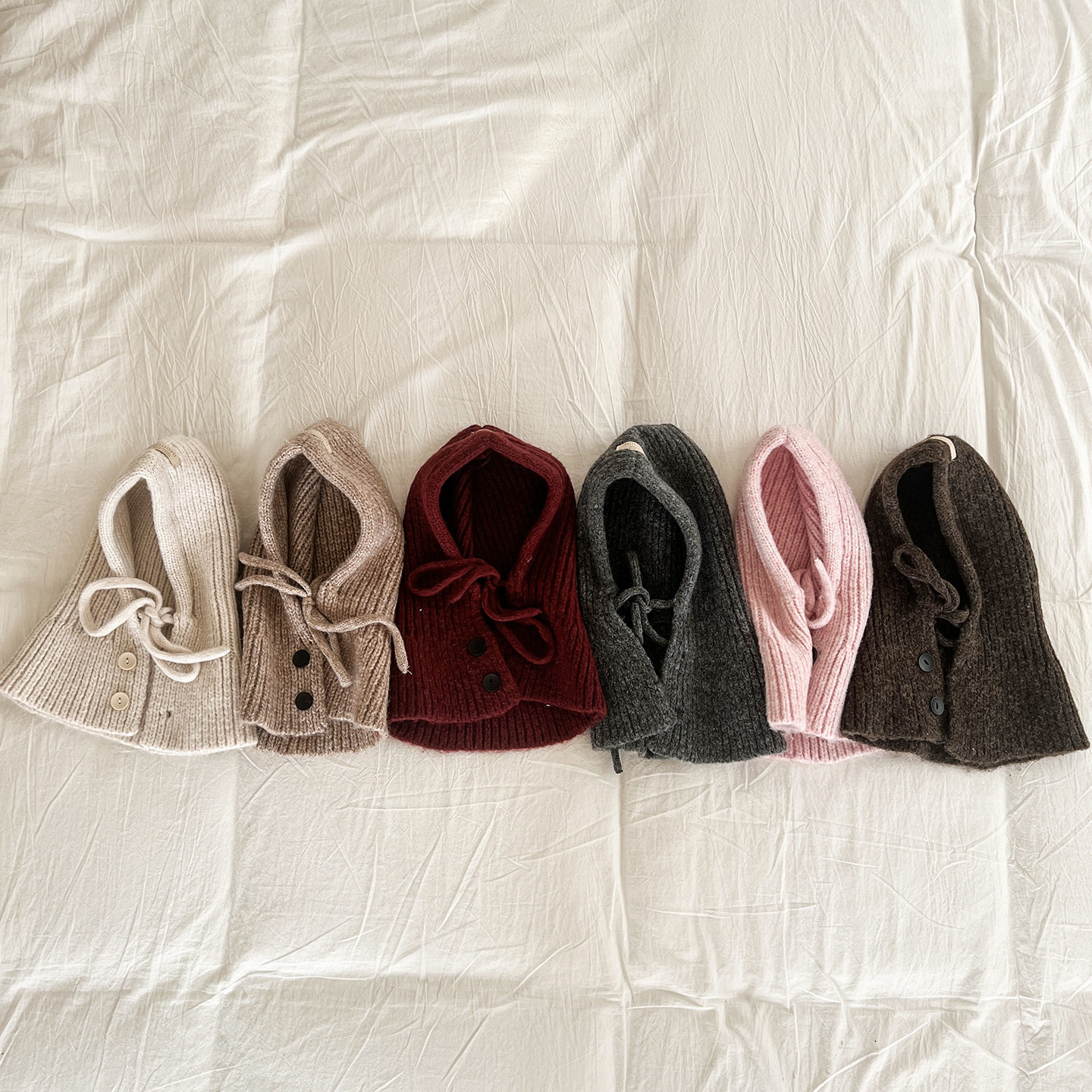 秋冬儿童帽子围脖一体保暖女童小红帽针织护耳韩版新年圣诞毛线帽,淘宝优惠券,粉丝福利购,淘宝优惠卷