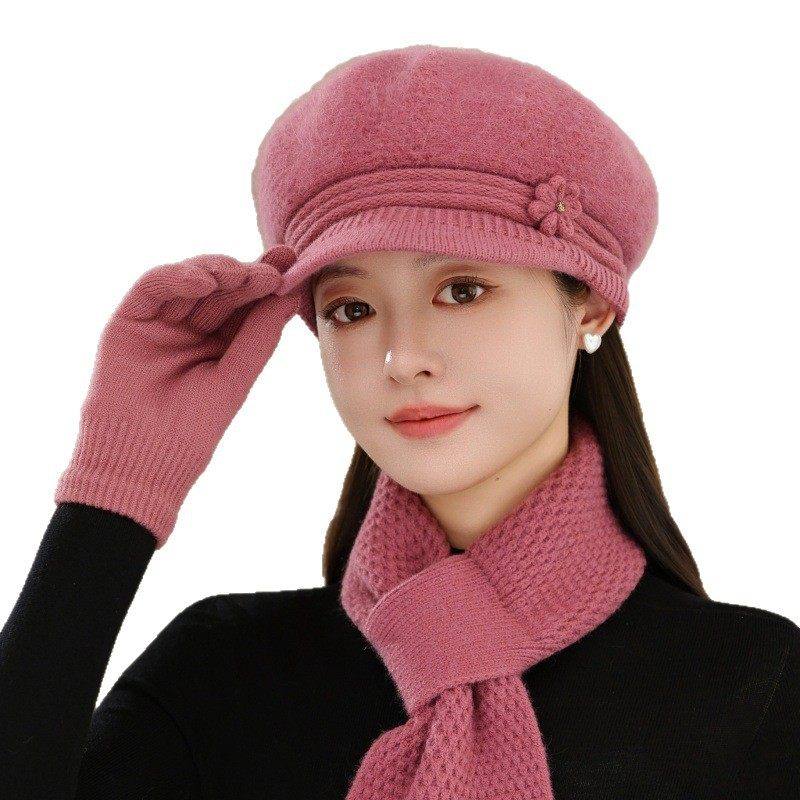 女士中老年人奶奶保暖加绒加厚中老年妈妈防寒毛线帽冬天针织帽子,淘宝优惠券,粉丝福利购,淘宝优惠卷