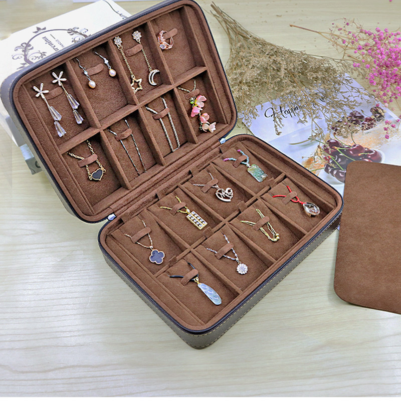 极速抖音首饰盒戒指收纳盒大号公主耳环饰L品盒项链耳钉耳坠首饰,淘宝优惠券,粉丝福利购,淘宝优惠卷
