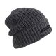 Winter large head circumference knitted woolen hat for women with ear protection and warmth