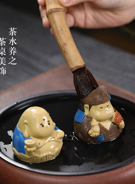 可爱手工紫砂济公小摆件