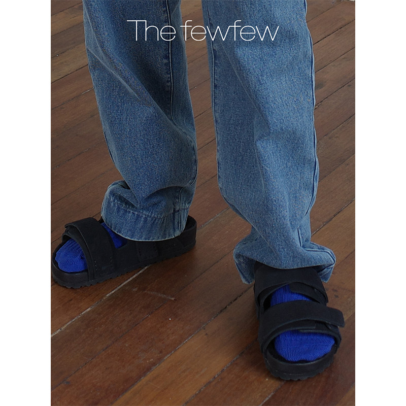 The fewfew「Few」精梳棉粗线螺纹简约基础百搭两穿logo中筒袜,淘宝优惠券,粉丝福利购,淘宝优惠卷