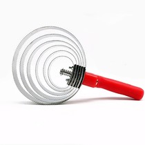 Stainless Steel Bull Horse Wool Serrated Comb Scratching U Itch Stop Ticks Horse House Horse Goods Beast With Clean Comb Horse Hairbrush