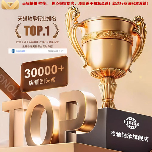 HRB 哈尔滨轴承 23020 23022 23024 CA  K  W33 调心滚子 - 图3