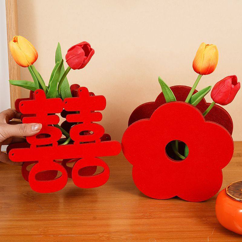 立体双喜花瓶摆件婚礼结婚订婚陶瓷双囍婚房布置拍照出片氛围感,淘宝优惠券,粉丝福利购,淘宝优惠卷