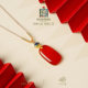 Palace's new red agate pendant Women's Day gift
