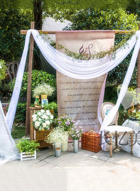 新款婚庆道具美式乡村木柜子