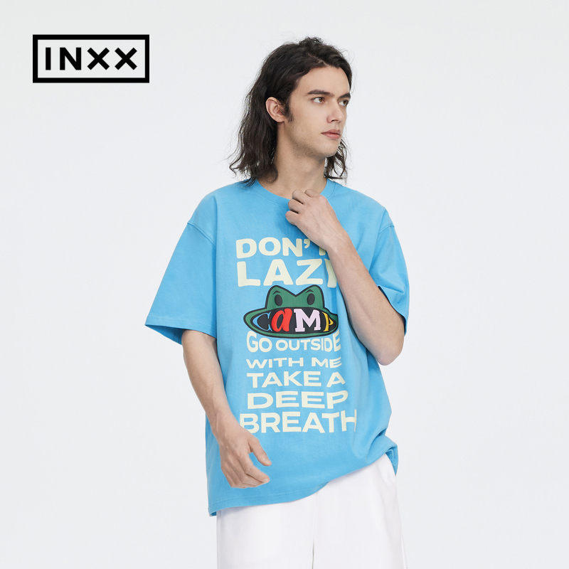 【INXX】Standby 潮牌23夏新品短袖T恤男女同款XMD2310680 - 图0