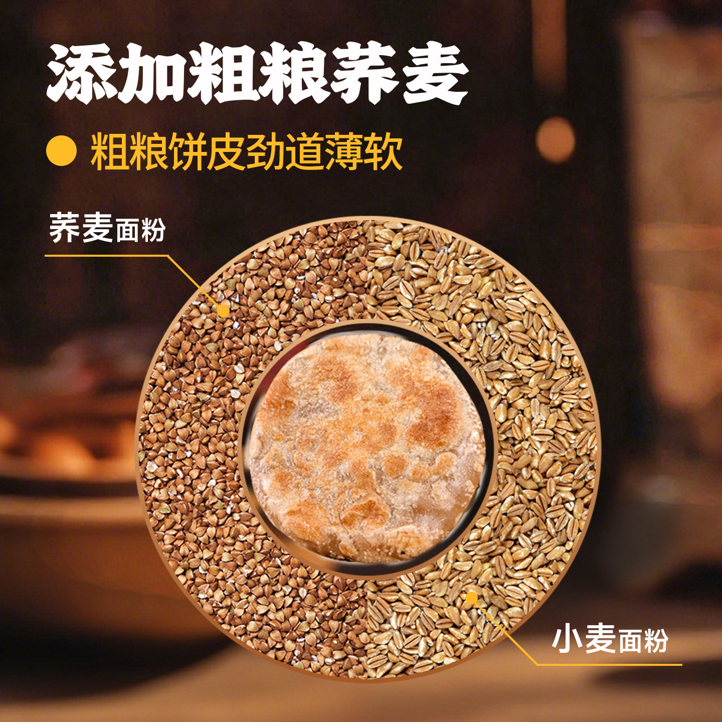 【粗粮荞麦馅饼】早餐半成品加热即食速冻猪肉梅干菜海带香菇馅饼,淘宝优惠券,粉丝福利购,淘宝优惠卷