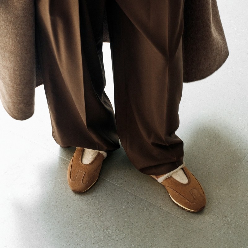 足下工业毛绒玛丽珍跑鞋 FOOT INDUSTRY 暖卡其色休闲女款舒适,淘宝优惠券,粉丝福利购,淘宝优惠卷