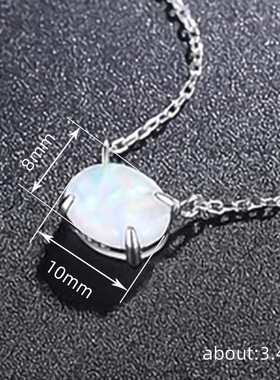 Imitation Aobao Pendant Female Necklace Elegant Temperament
