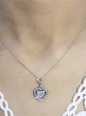 Heart-shaped Wedding Necklace Women's High-grade