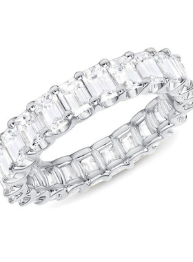 Creative Full Inlay Ladies Engagement Ring Jewelry
