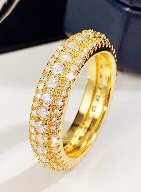 Exaggerated Luxury Unisex Ring Color Set