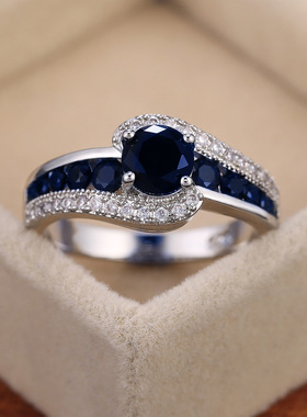 Hot Sale Set Black Ring Lady Holiday Gift Jewelry