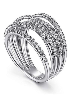Hip-hop Unisex Ring Retro Geometric Line Winding Ring