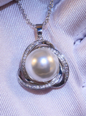 Simple Artificial Pearl Flower Necklace Female Jewelry In