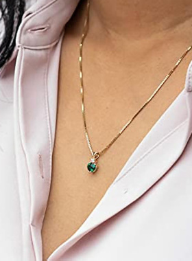 Necklace Vintage Crown Love Heart-shaped Pendant High-grade