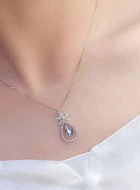 Korean Version Of The Bow Clavicle Chain Exquisite Cute