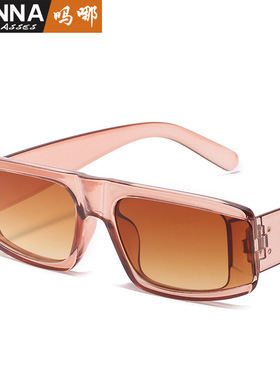 日系moleubak新款欧美潮流太阳镜女方形长脸ins墨镜男街拍眼镜
