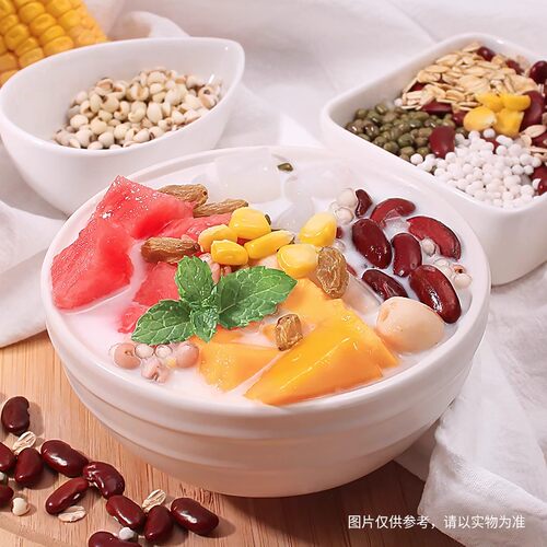 徐大漂亮南国海南三亚海口特产小吃椰奶清补凉280g*12罐粗粮代餐 - 图2