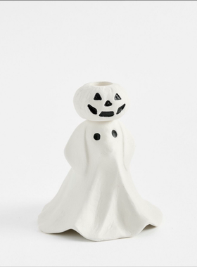 万圣节死神幽灵烛台公仔