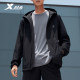 Xtep Jacket Men's 2026 Spring Velvet Soft Shell Outdoor Jacket Windproof Waterproof Jacket Windbreaker Sports Top