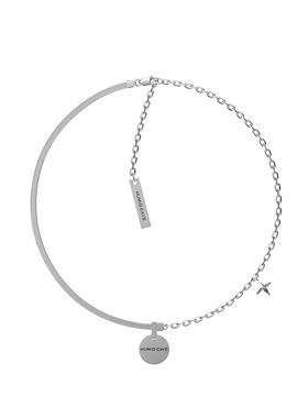 HUMIDCAVE925纯银蛇骨链项链