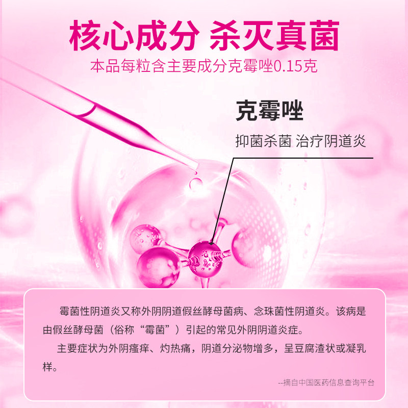 克霉唑栓剂等抗真菌妇科炎症专用药 阿里健康大药房妇科用药