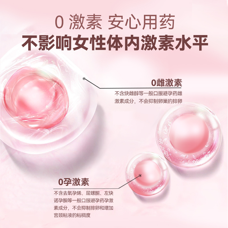 利婷避孕栓女性专用短效避孕药放阴道事前外用凝胶壬苯醇醚栓膜套