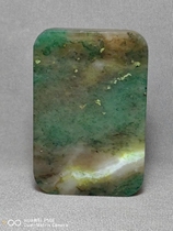 Unique mountain jade jeez blue sugar coloring matter Ping An without any signs Old cooked oil moisturizing the ancient color ancient and thick and heavy atmosphere