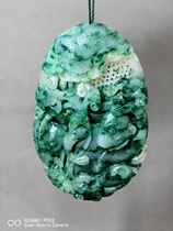 The Lone Mountain Jade Collection Grade Three Decades Ago The Old Day Blue Material Hollowed-out Sculpture was more than good at a good time