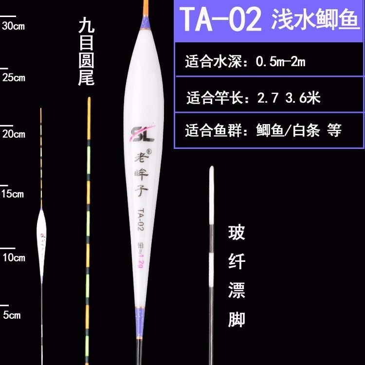新品浅水冬钓纳米浮漂短浮漂小鲫鱼白条虾米漂草窝冰钓野河小鱼漂 - 图2