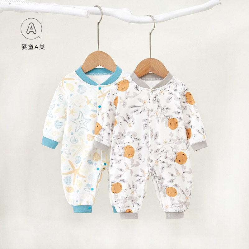 婴儿衣服新生儿男女宝宝纯棉内衣 瑷瑈母婴连身衣/爬服/哈衣
