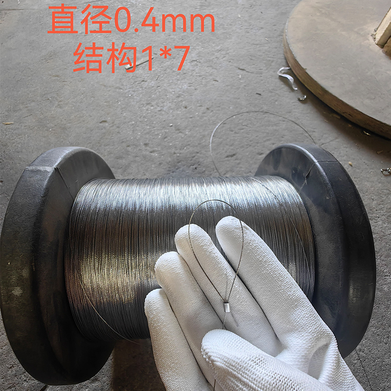 直径0.3mm-4mm304不锈钢钢丝绳细软钢丝线吊绳拉线绳晾衣架钢丝绳 - 图0
