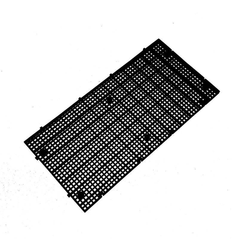 鱼缸隔离板防跳网分隔板隔断网挡板隔离网底板塑料加密网格板隔板-图3