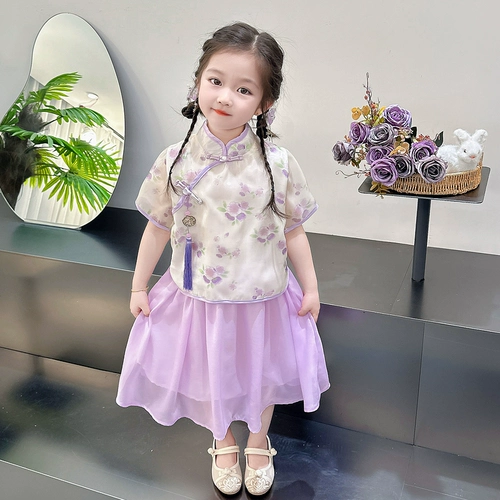 Ханьфу, комплект, юбка, подходит для подростков, китайский стиль