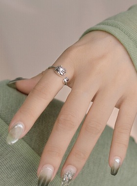 嘉兴银家s925纯银龙年戒指生肖龙太子福袋开口戒做旧高级感指环