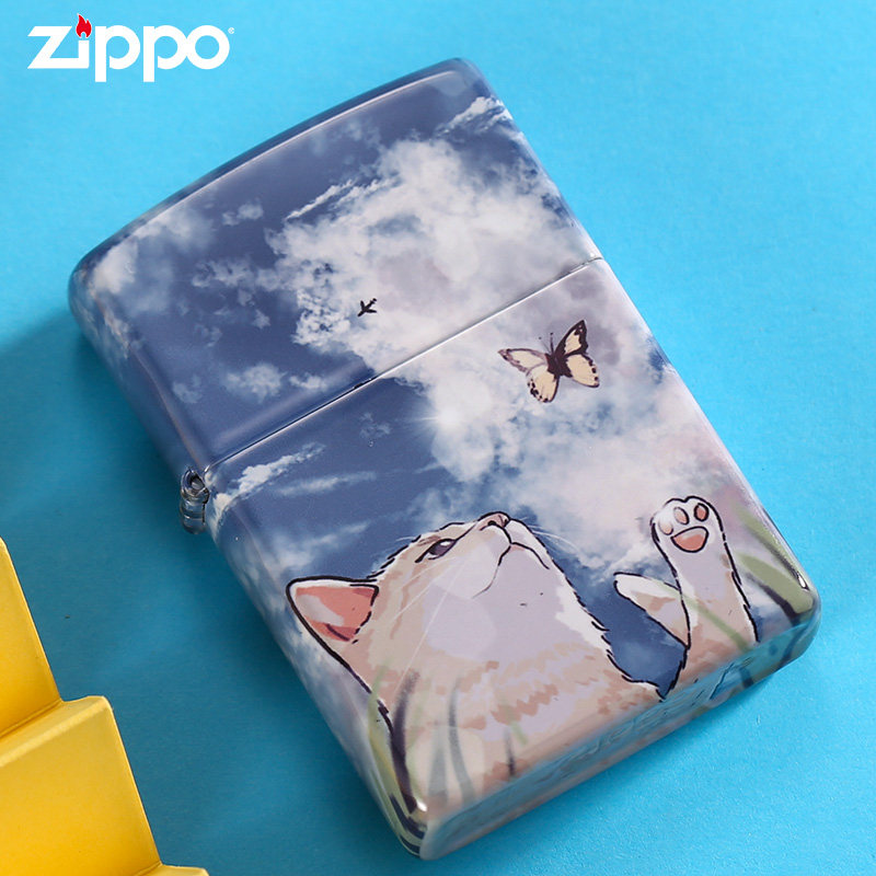 zippo芝宝正版打火机 心之所向之宝正品创意防风煤油送男朋友礼物