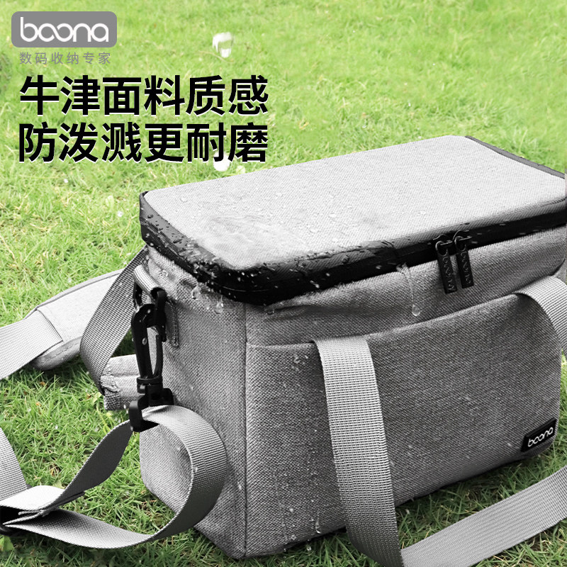 相机包单反单肩斜挎数码相机收纳包微单镜头手提包适用佳能索尼富士r10r7r50摄影EOS90D70D850D200D二代男M50 - 图2