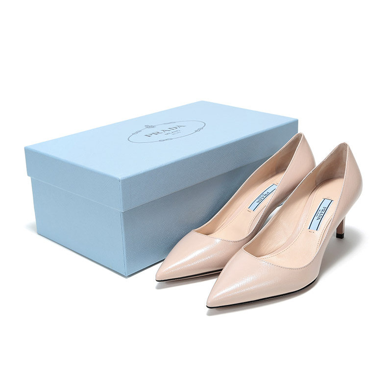 【甄品精选】Prada普拉达 女士皮革尖头高跟鞋 1I834I 3A9S F 065,淘宝优惠券,粉丝福利购,淘宝优惠卷