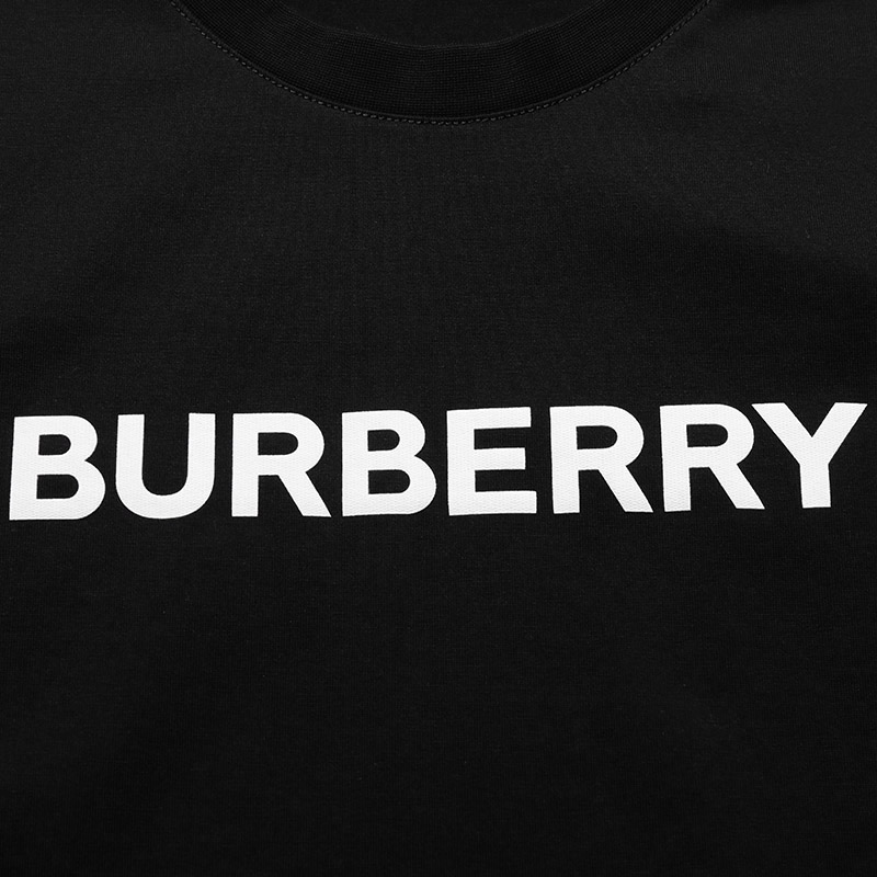 博柏利 BURBERRY 情人节礼物女士棉质圆领短袖女装T恤 8055251