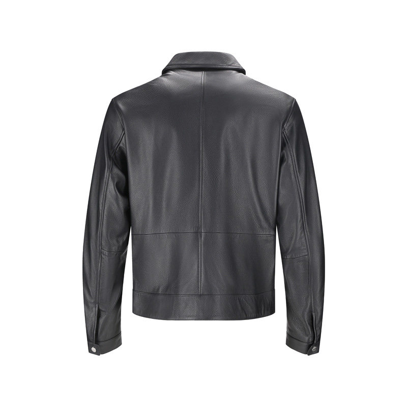 Hugo Boss 男士black系列皮衣皮夹克上衣外套 50543214,淘宝优惠券,粉丝福利购,淘宝优惠卷